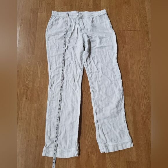 🌹 UGG 🌹 Raven Cotton Flannel Striped Pajama Set - [XL in Light Blue + White] - Picture 13 of 16